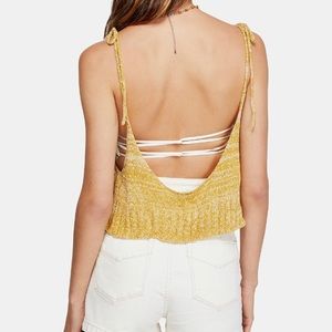 Free People Tops - Free people bombshell open knit tank top Free People Tops - Free people bombshell open knit tank top